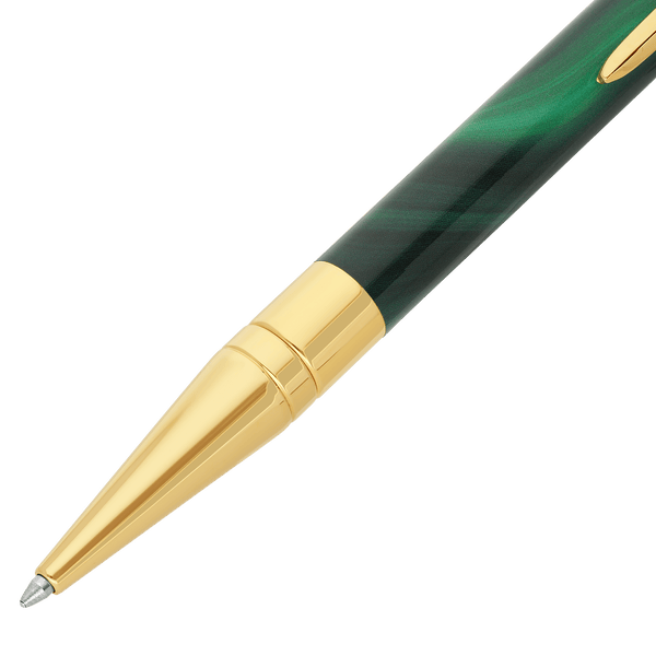STD Initial Géode Vert Doré Stylo Bille - 2