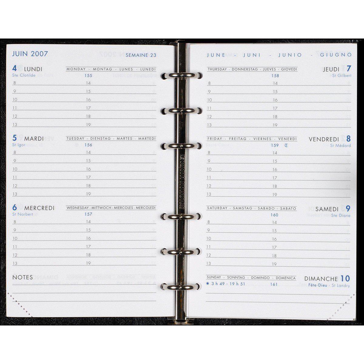 AGM Agenda Moderne International Sahara Veau Grain Autruche 147x90-Agenda-Agenda Moderne-Papeterie du Dôme