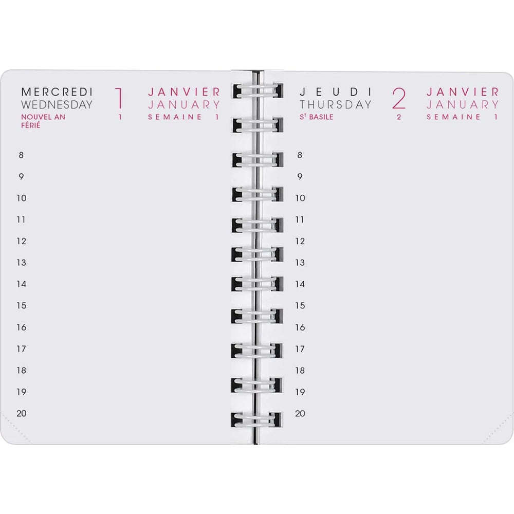 AGM Agenda Moderne Recharge 10cm Trimestres INT8310-Recharge Agenda-Agenda Moderne-Papeterie du Dôme
