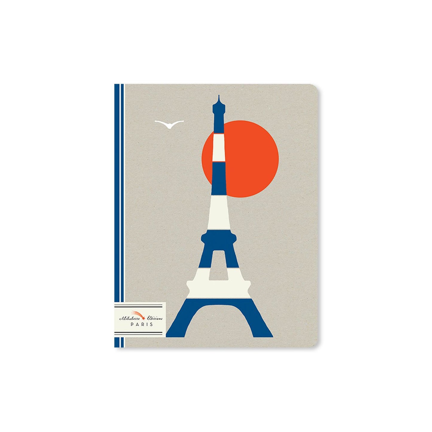BAB Cahier Ligné 17x22-Carnet-Alibabette Editions-Eiffel-sur-Mer-Papeterie du Dôme