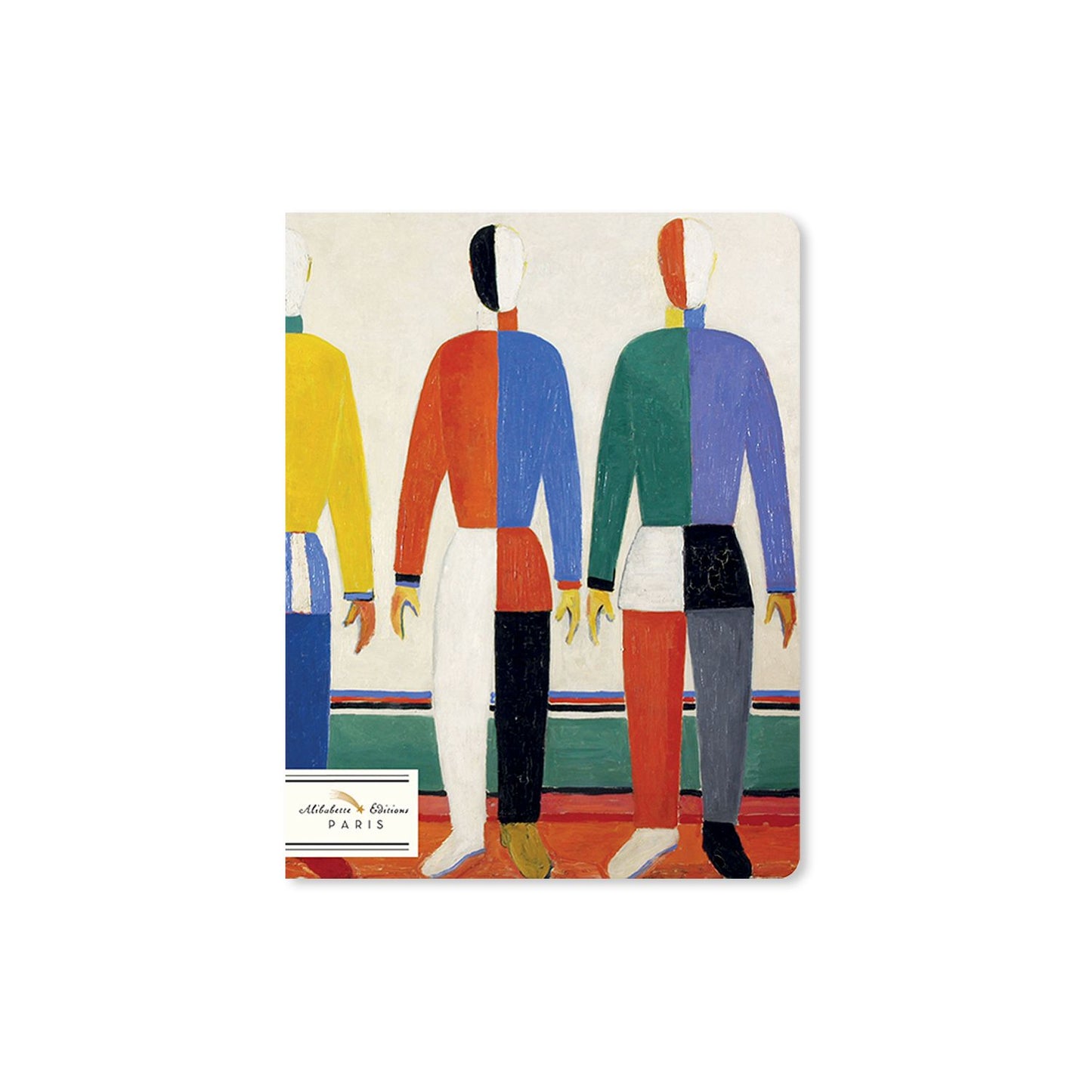 BAB Cahier Ligné 17x22-Carnet-Alibabette Editions-Malevitch-Sportifs-Papeterie du Dôme