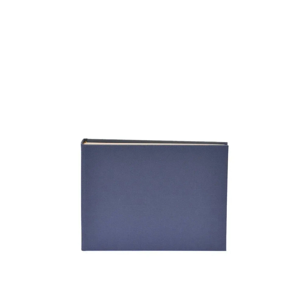 BDK Leinen Album Photo-Album Photo-Bindewerk-20.5 x 15 cm-Bleu Nuit-Papeterie du Dôme