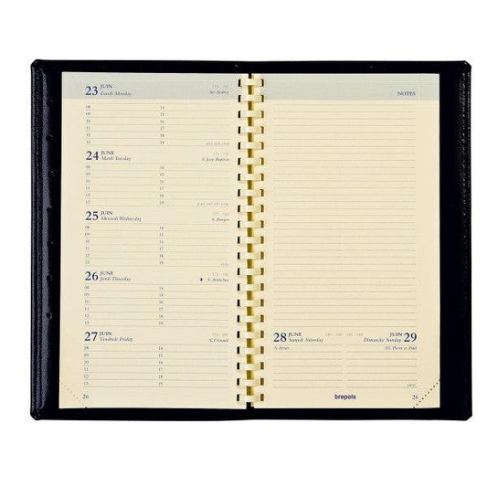 BPL Agenda Notaplan Genova Semainier-Agenda-Brepols-Papeterie du Dôme