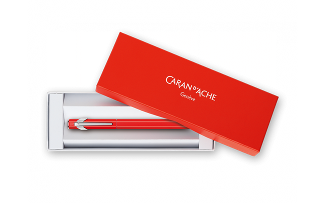 CA 849 Vernis Rouge Stylo Plume-Stylo Plume-Caran d'Ache-Papeterie du Dôme