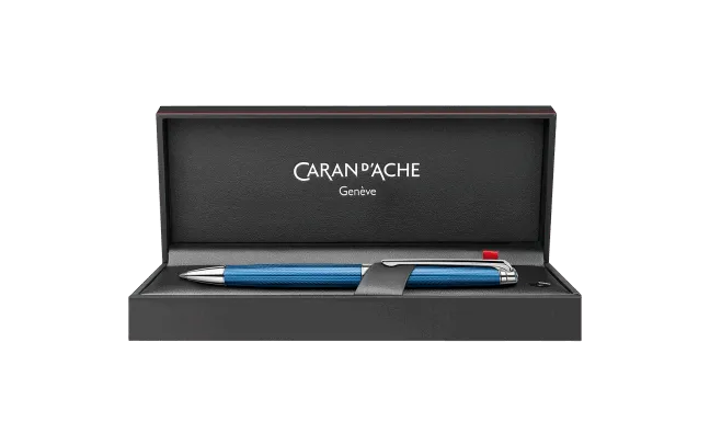 CA Léman Slim Grand Bleu Stylo Bille-Stylo Bille-Caran d'Ache-Papeterie du Dôme