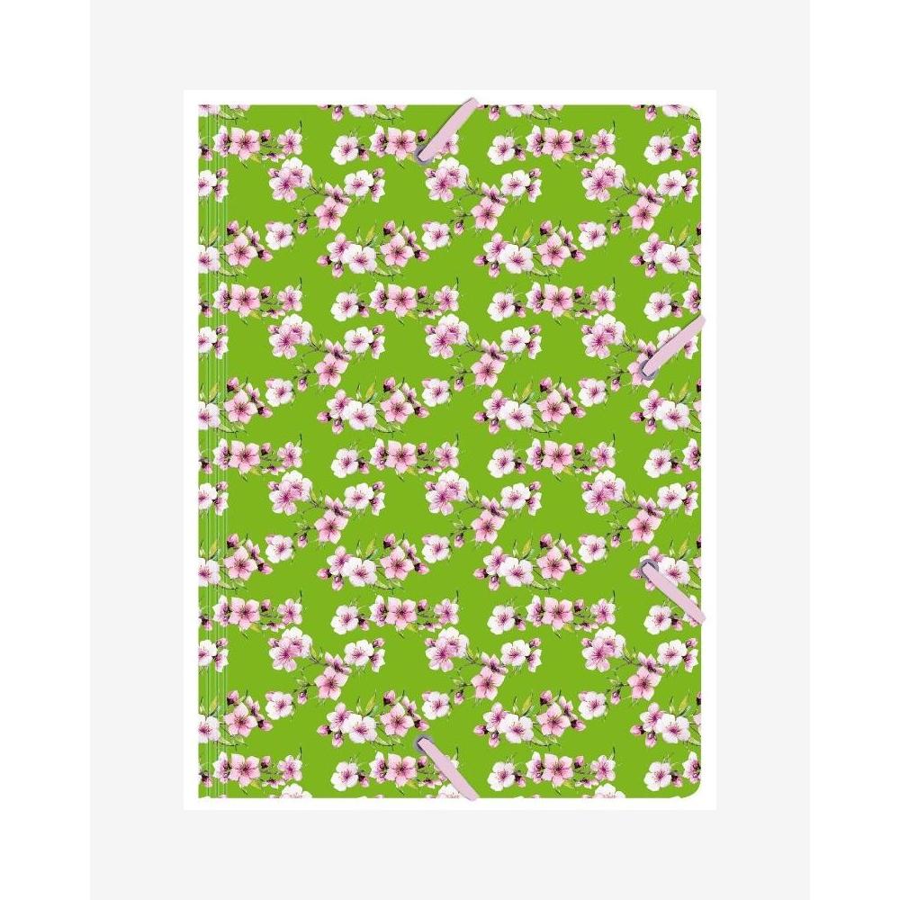 CED Grosse Pochette-Pochette-Cedon-Blossom green-Papeterie du Dôme