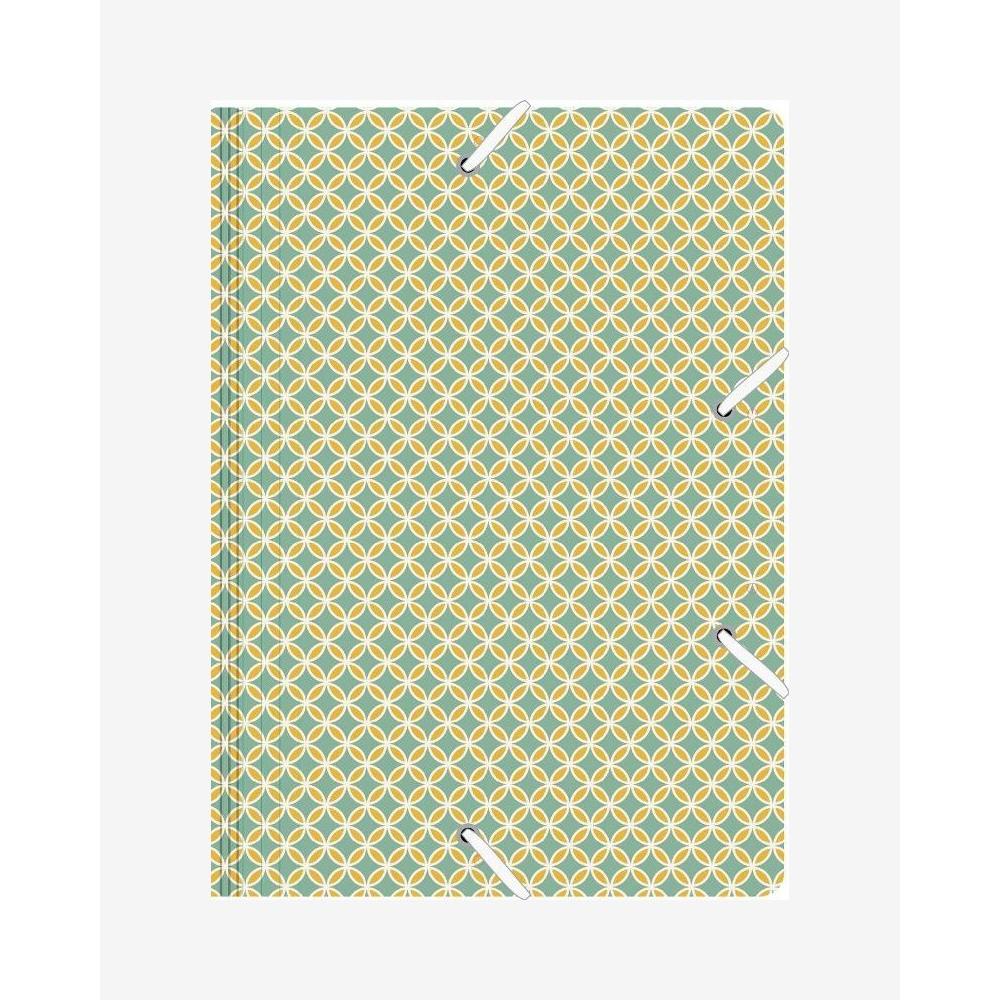 CED Grosse Pochette-Pochette-Cedon-Tile green-Papeterie du Dôme