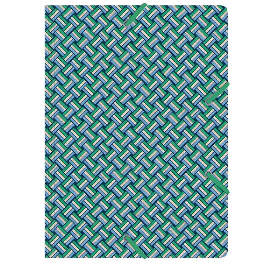 CED Grosse Pochette-Pochette-Cedon-Trio green-Papeterie du Dôme