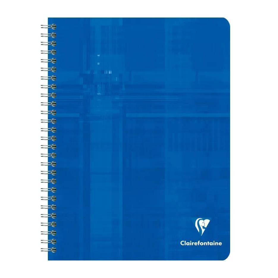 CLT Cahier Seyes 17X22 Spirale 120p-Cahiers Scolaires-Clairefontaine-Papeterie du Dôme