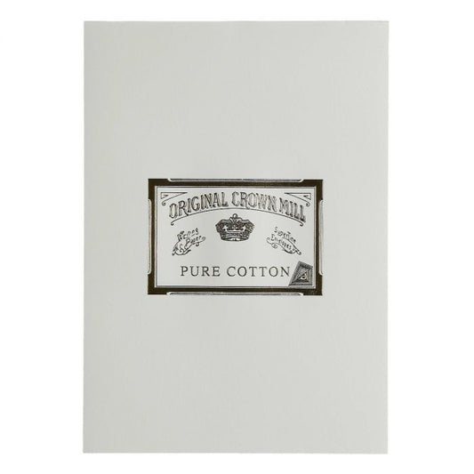 CRW Bloc Correspondance Cotton A4-Correspondance-Crown Mill-Blanc-Papeterie du Dôme