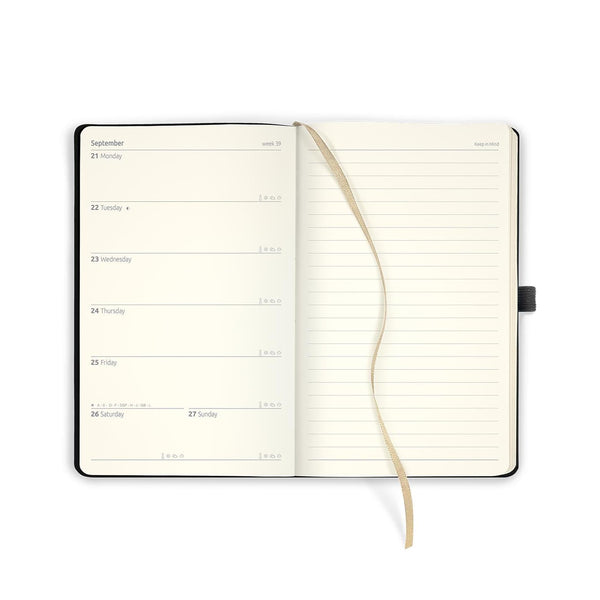 CTLI Agenda Gold Médium Semainier et Carnet-Agenda-Castelli Milano-Papeterie du Dôme