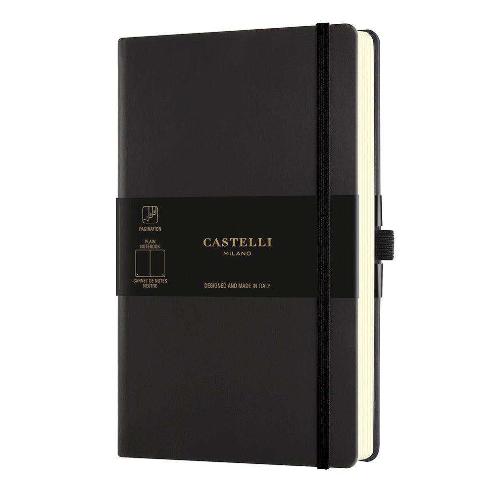 CTLI Carnet Aquarela Médium Uni-Carnet-Castelli Milano-Black sepia-Papeterie du Dôme