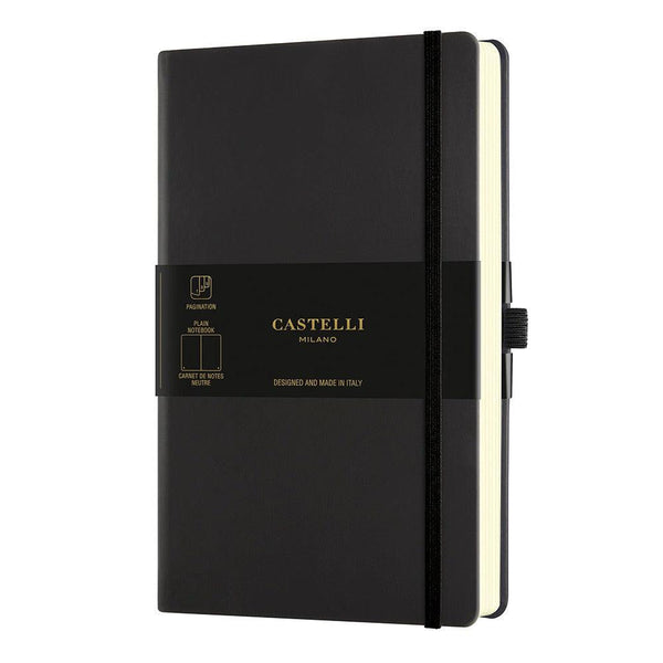 CTLI Carnet Aquarela Médium Uni-Carnet-Castelli Milano-Black sepia-Papeterie du Dôme