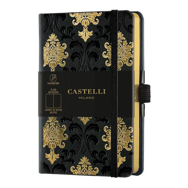 CTLI Carnet Gold Médium Uni-Carnet-Castelli Milano-Baroque Gold-Papeterie du Dôme