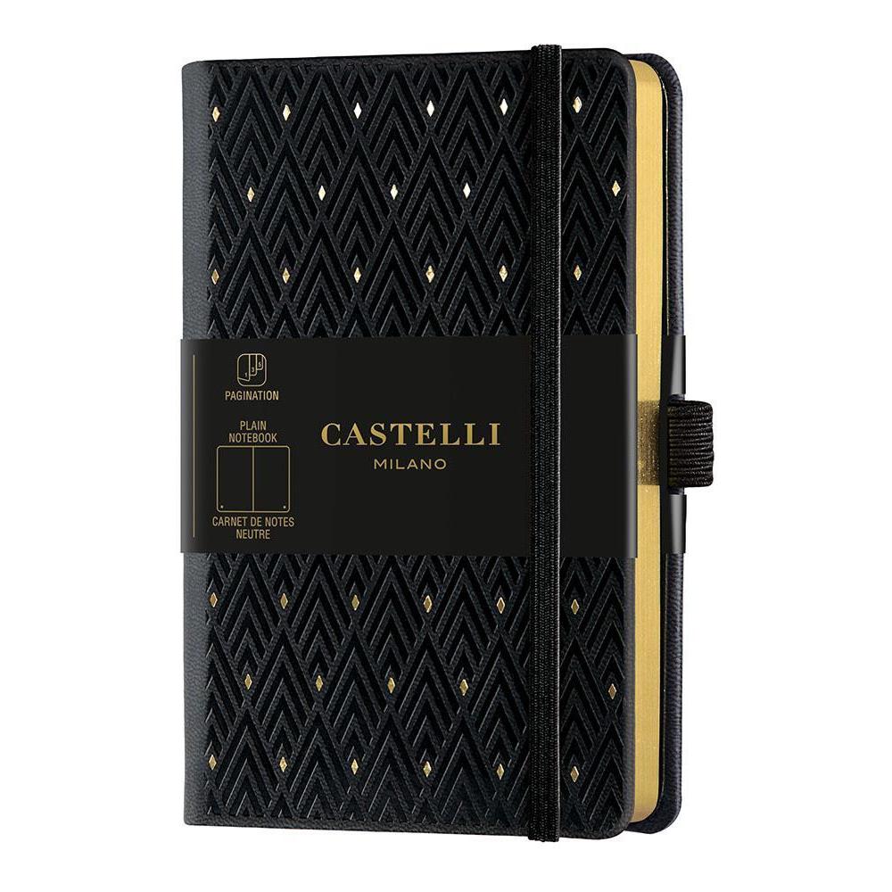 CTLI Carnet Gold Poche Uni-Carnet-Castelli Milano-Diamond Gold-Papeterie du Dôme