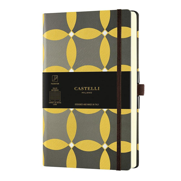 CTLI Carnet Oro Médium Ligné-Carnet-Castelli Milano-Circles-Papeterie du Dôme