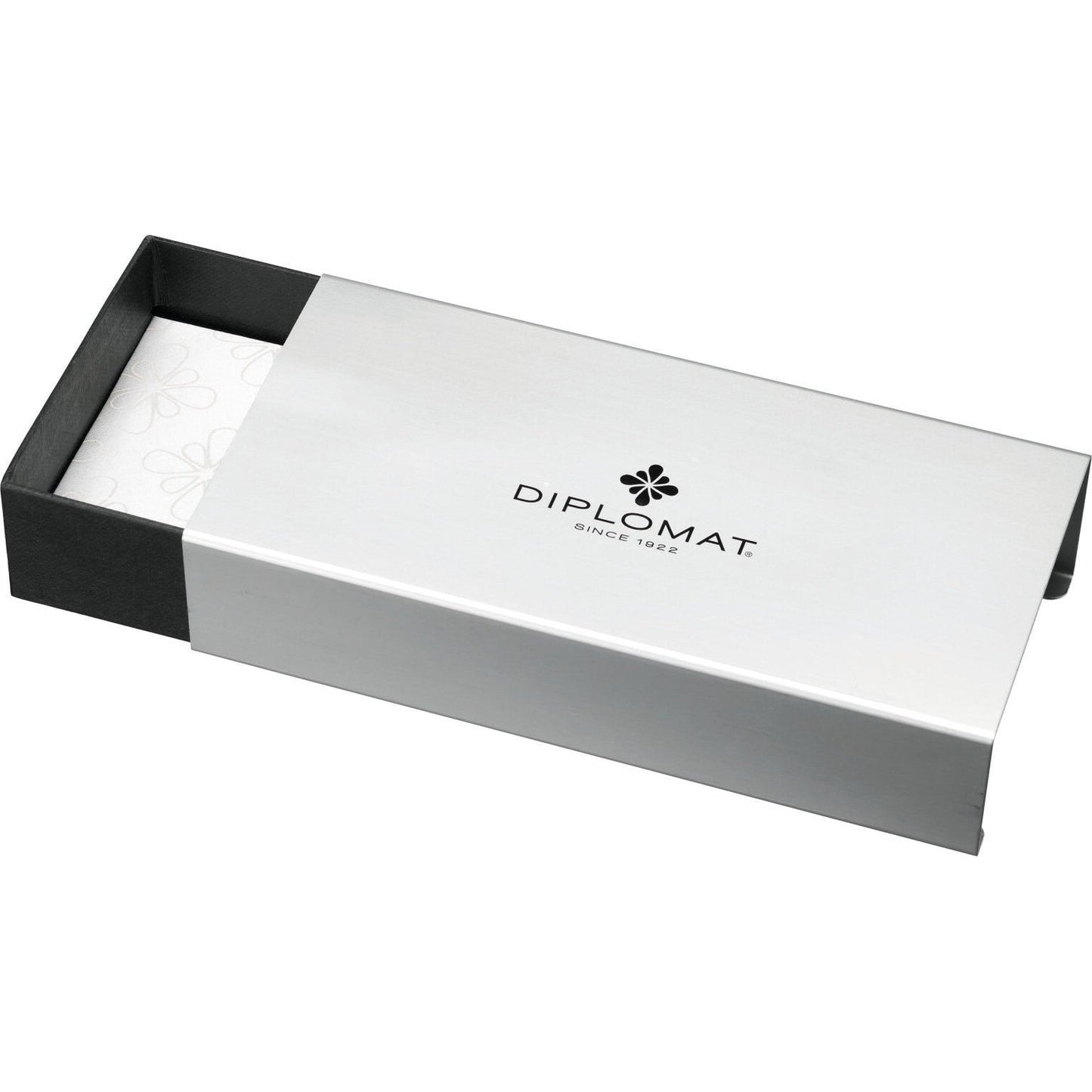 DPM Excellence A2 Blanc Chromé Perle Stylo Plume 14ct-Stylo Plume-Diplomat-Papeterie du Dôme