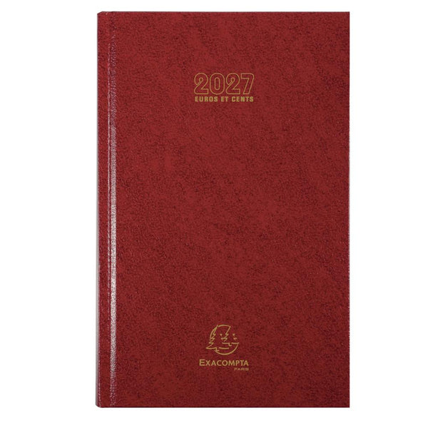 EXA Agenda Bureau Carré Euros et Cents Journalier-Agenda-Exacompta-Papeterie du Dôme