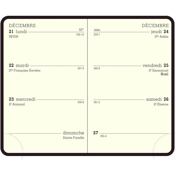 EXA Agenda Duo Kaa Semainier 75x115-Agenda-Exacompta-Papeterie du Dôme