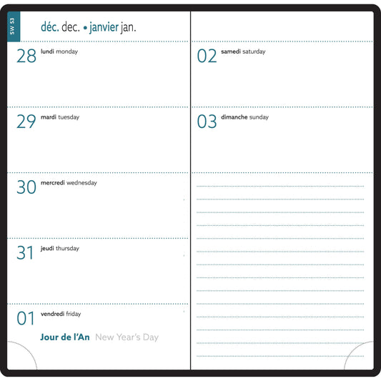 EXA Agenda Easytime 17 Mini Labo Semainier-Agenda-Exacompta-Papeterie du Dôme