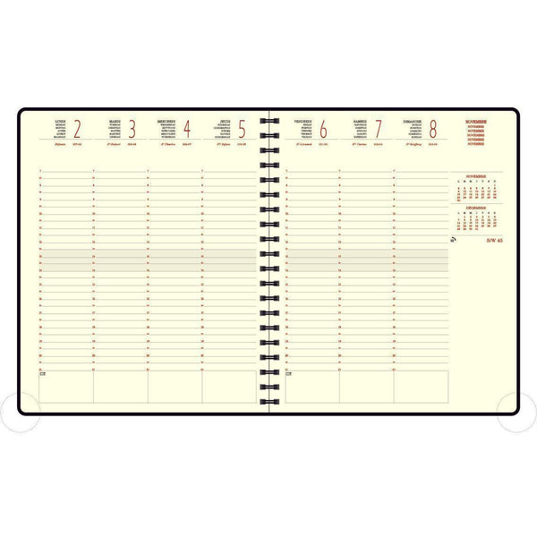 EXA Agenda Eurotime 22 S Bellagio Semainier-Agenda-Exacompta-Papeterie du Dôme