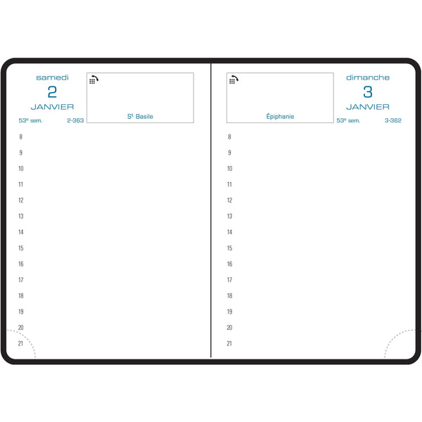 EXA Agenda Pocket Winner Journalier 85x130-Agenda-Exacompta-Papeterie du Dôme