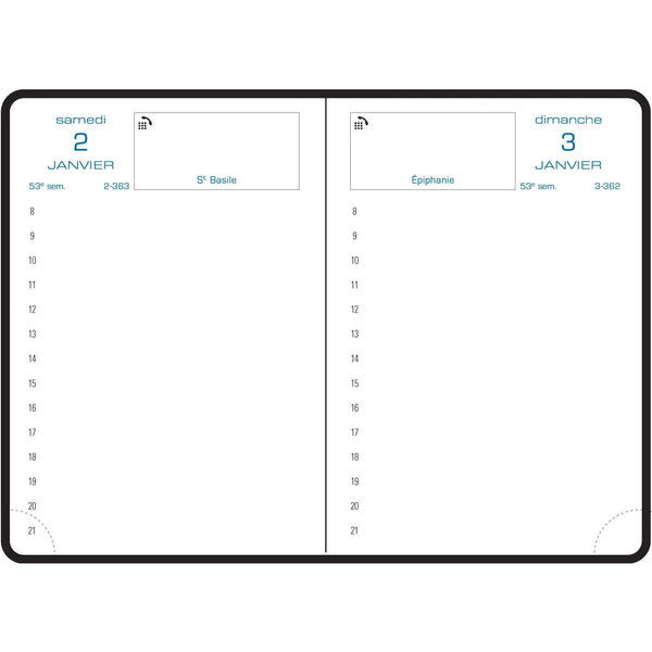 EXA Agenda Pocket Winner Journalier 85x130-Agenda-Exacompta-Papeterie du Dôme