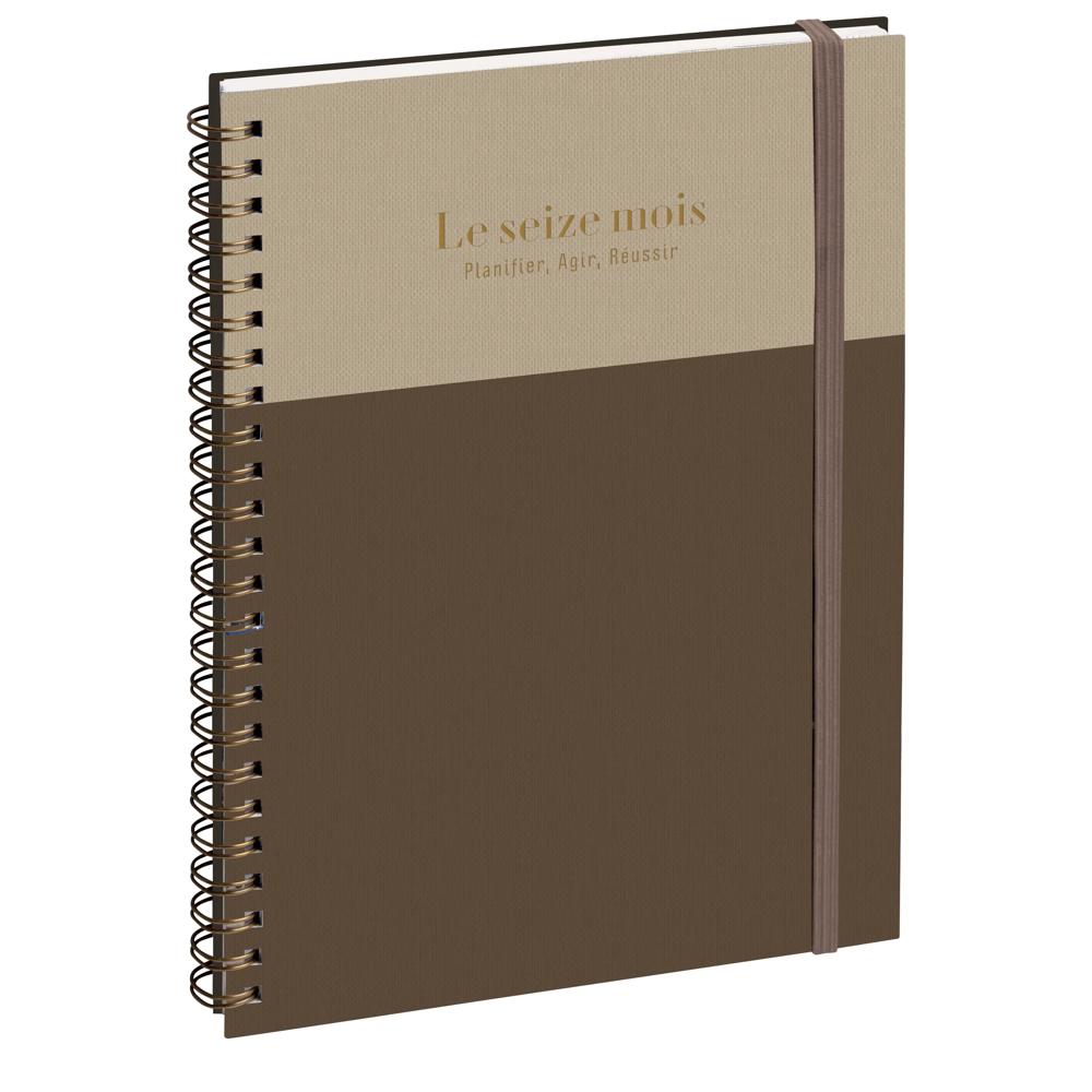 EXA Agenda SAD 20S Semainier Gustave-Agenda-Exacompta-2026-2027-Marron-Papeterie du Dôme
