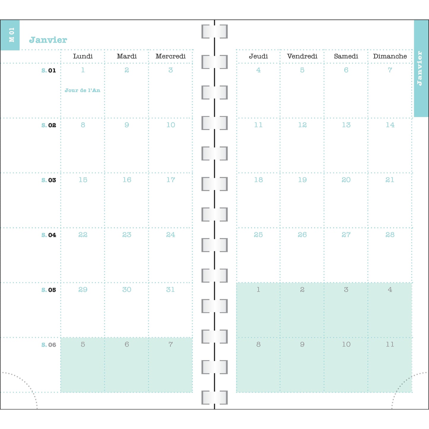 EXA Agenda SAS Semainier Lady 16S Color Design-Agenda-Exacompta-Papeterie du Dôme