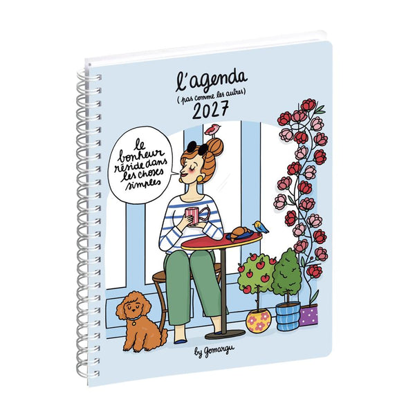 EXA Agenda Semainier Gomargu 15x21-Agenda-Exacompta-2027-Le Bonheur-Papeterie du Dôme