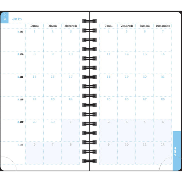 EXA Agenda Semainier Lady 16S Spirale Sophie Adde-Agenda-Exacompta-Papeterie du Dôme