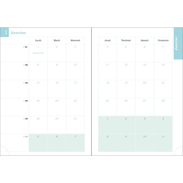 EXA Agenda Semainier Lady 20S SAS Nubia-Agenda-Exacompta-Papeterie du Dôme