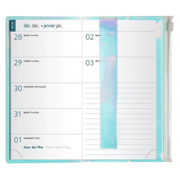 EXA Agenda Semainier Poche EasyTime 17 Iris-Agenda-Exacompta-Papeterie du Dôme