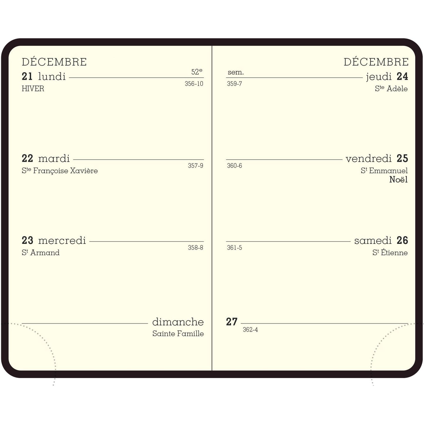 EXA Agenda Winner Semainier 75x115-Agenda-Exacompta-2024-Couleur Aléatoire-Papeterie du Dôme
