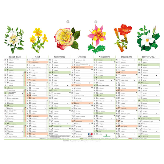 EXA Calendrier Illustré 43x33-Calendrier-Exacompta-Papeterie du Dôme