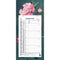 EXA Calendrier Mensuel Fleurs Feuillets Détachables 19x41