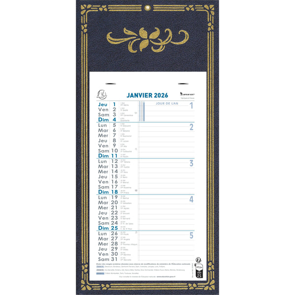 EXA Calendrier Mensuel Support Skytos 16x33-Calendrier-Exacompta-Papeterie du Dôme