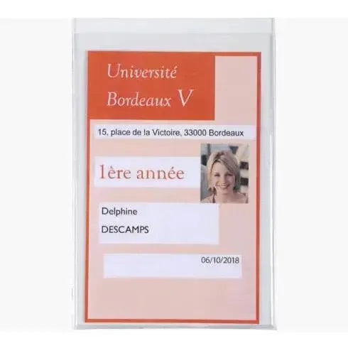 EXA Étui Carte Étudiante-Étuis de protection-Exacompta-Papeterie du Dôme