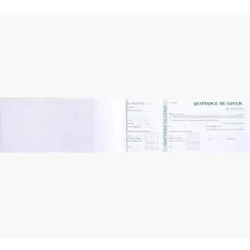 EXA Quittances de Loyer 50 Feuillets Horizontal-Quittance de Loyer-Exacompta-Papeterie du Dôme
