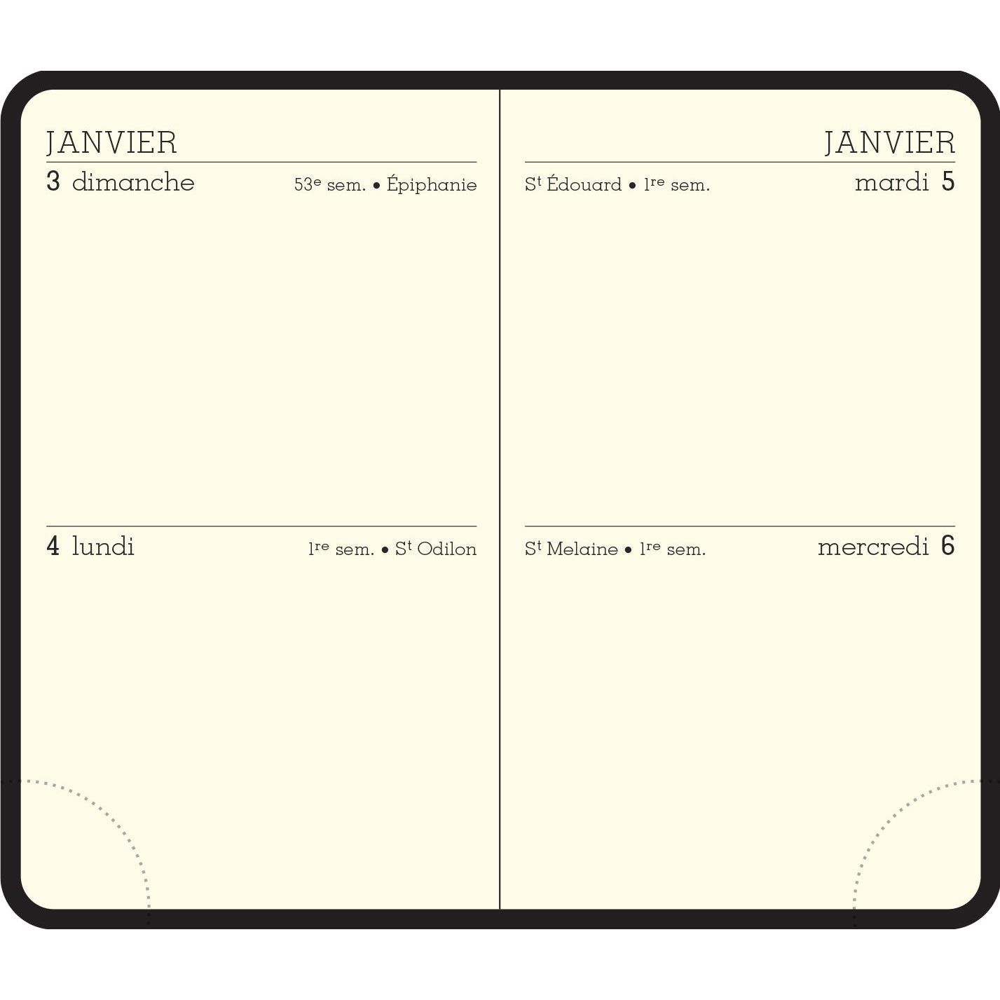 EXA Recharge Agenda 2J/P 65x105-Recharge Agenda-Exacompta-2024-Papeterie du Dôme