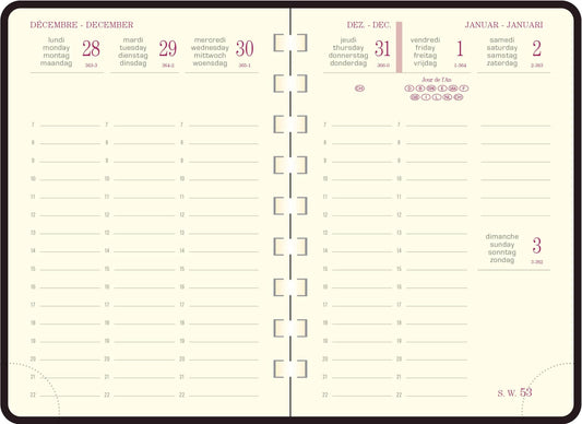 EXA Recharge Agenda Eurotime 13S Semainier-Recharge Agenda-Exacompta-Papeterie du Dôme