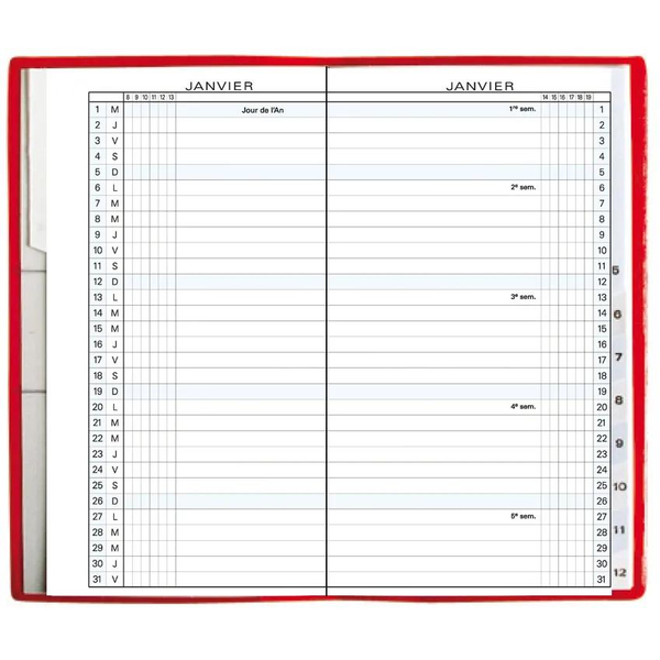 EXA Recharge Agenda Exaplan 16-Agenda-Exacompta-Papeterie du Dôme