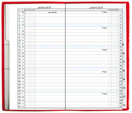 EXA Recharge Agenda Exaplan 16-Agenda-Exacompta-Papeterie du Dôme