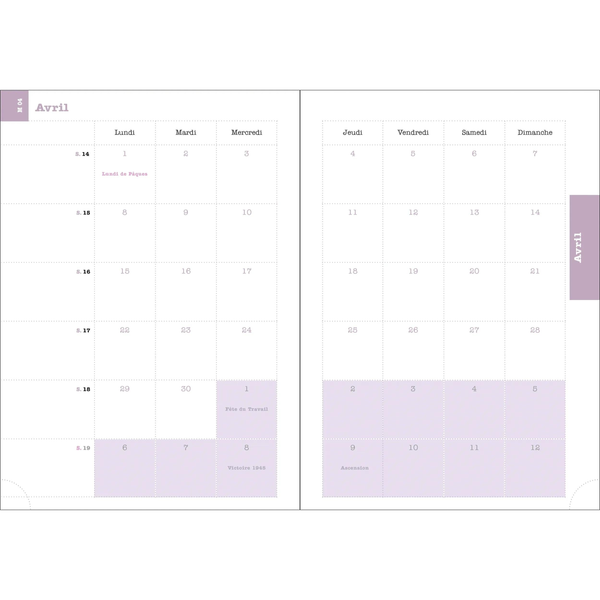 EXA Recharge Agenda Lady 20-Recharge Agenda-Exacompta-Papeterie du Dôme