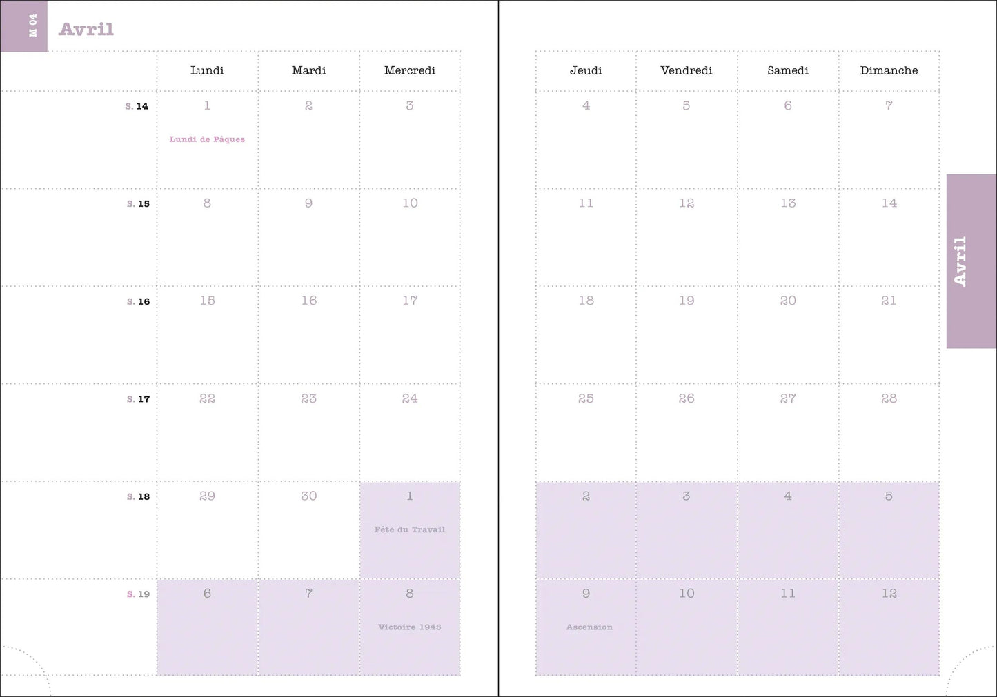 EXA Recharge Agenda Lady 20-Recharge Agenda-Exacompta-Papeterie du Dôme