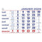 EXA Refill Calendar Block Single for Easel