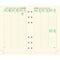 EXA Refill Exatime 17 Weekly Vertical Ivory