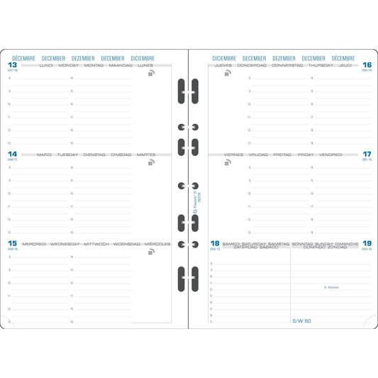 EXA Recharge Exatime 21 Semainier-Recharge Agenda-Exacompta-Papeterie du Dôme