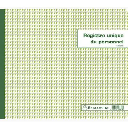 EXA Registre Unique du Personnel 27x32-Registre-Exacompta-Papeterie du Dôme