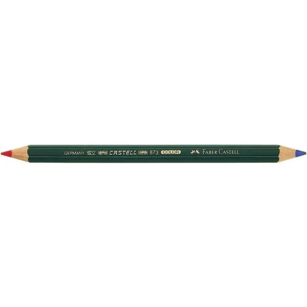 FC Crayon Castell Colour Bicolore Rouge et Bleu-Crayon-Faber-Castell-Papeterie du Dôme